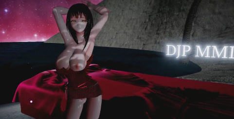 MMD甜魔头-星云海滩舞台